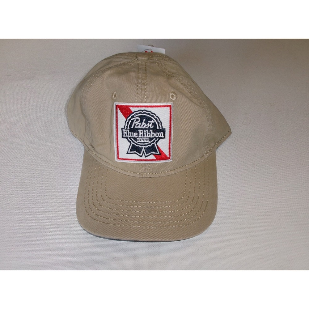 PABST BLUE RIBBON    STRAPBACK  FISHING BEACH GOLF HAT CAP VINTAGE DEADSTOCK U5